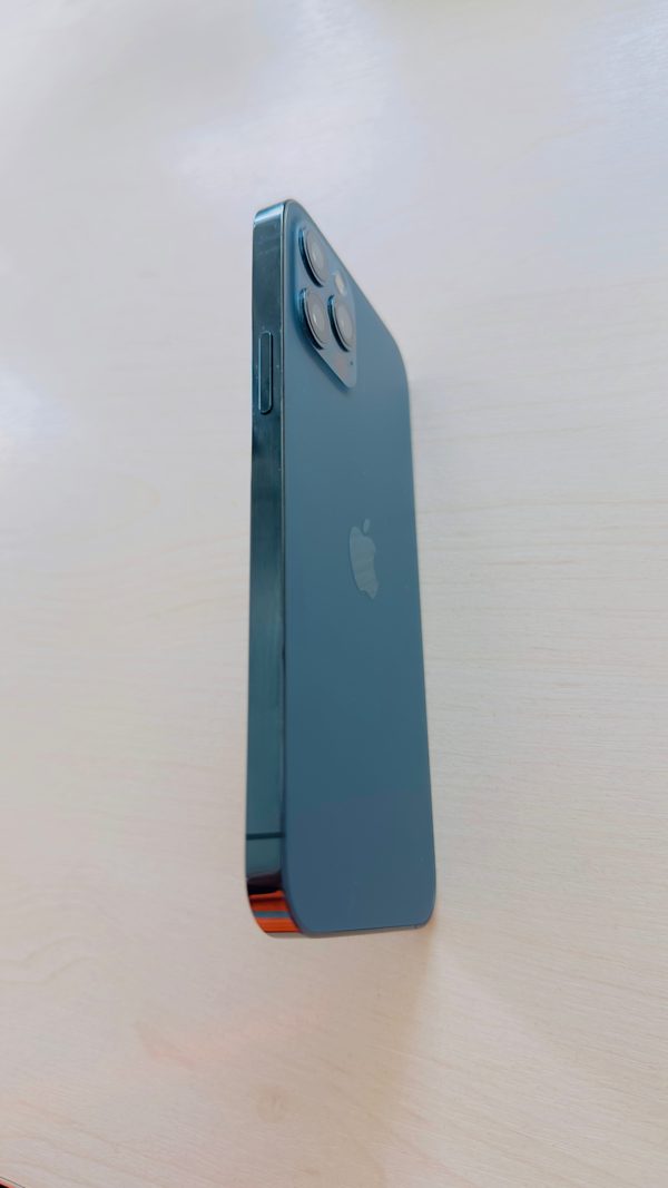 Apple iPhone 12 Pro Max 256GB Blue - New Case, Screen Protector (As New) Dsp Msg
