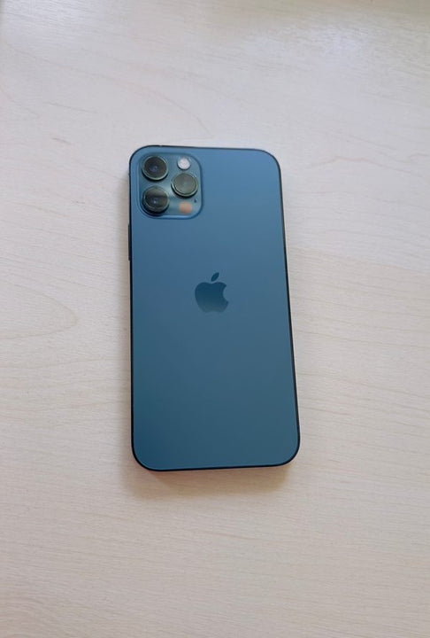 Apple iPhone 12 Pro Max 256GB Blue 5G (Excellent) With Case, Glass Screen Protector