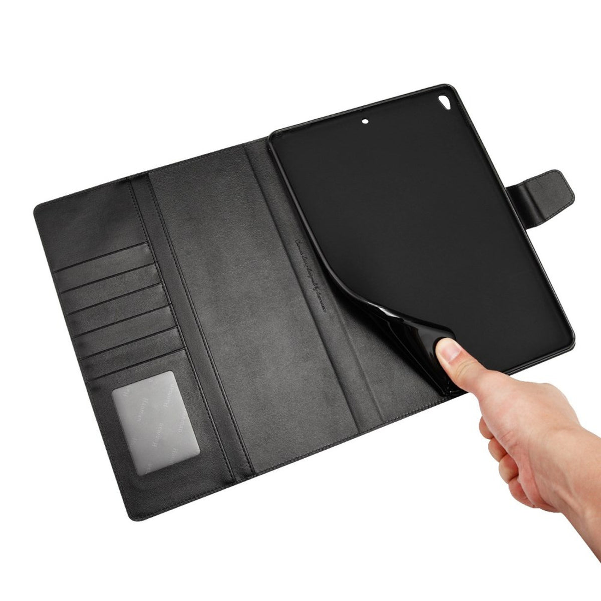 Hanman Mill Series For iPad 7,8,9 (10.2 inch), iPad Air 3rd Gen (10.5 inch 2019) & Pro 10.5-inch (2017) BLACK