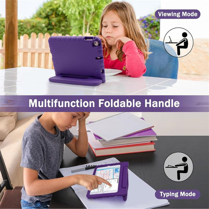 Shockproof Handle case with Stand for iPad Mini 1/2/3/4/5 with 7.9 inch Screen (Purple)