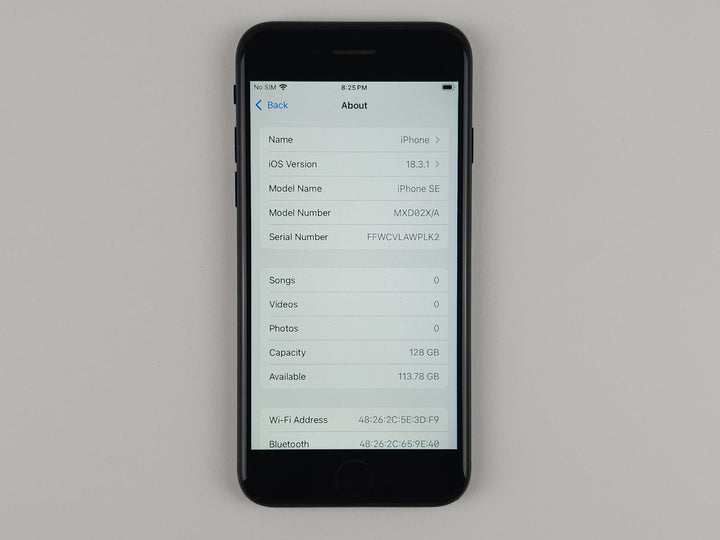 Apple iPhone SE 2020 128GB Black (Fair)