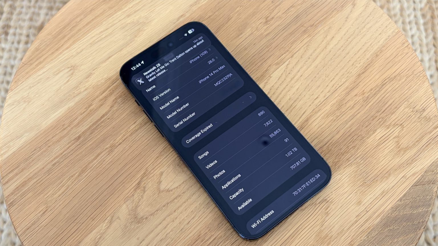 Apple iPhone 14 Pro Max 1 TB Space Black with Case, Screen Protector (Excellent) Pre-owned