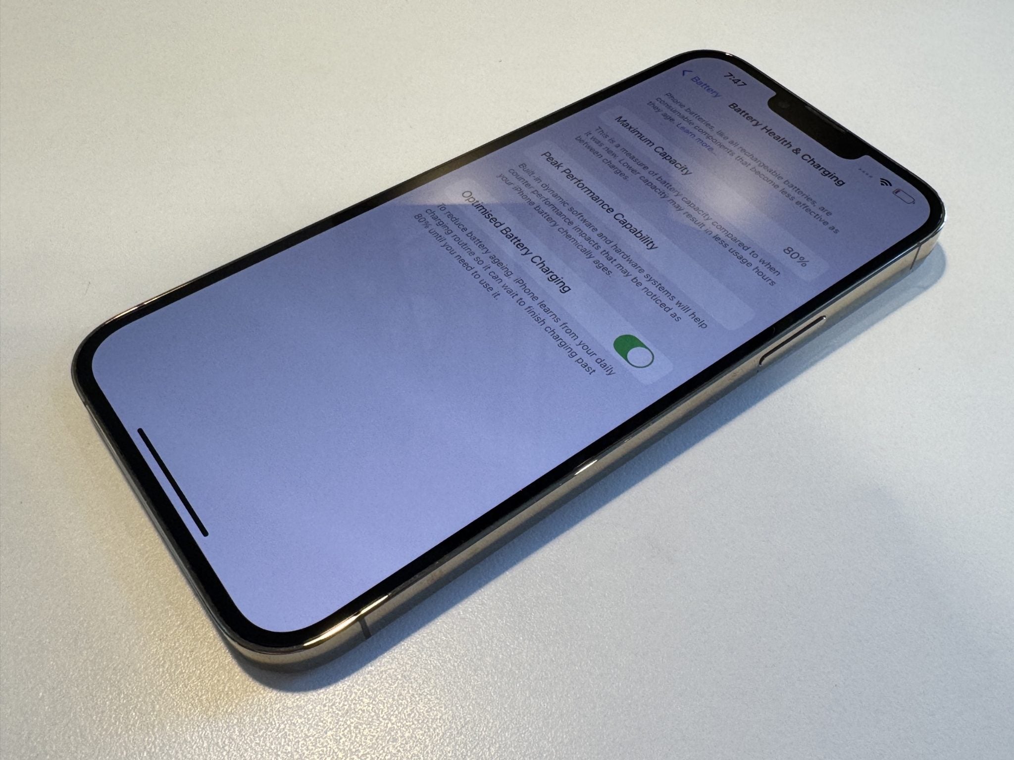 Apple iPhone 13 Pro Max 256GB Gold - Original Apple Box (As New)