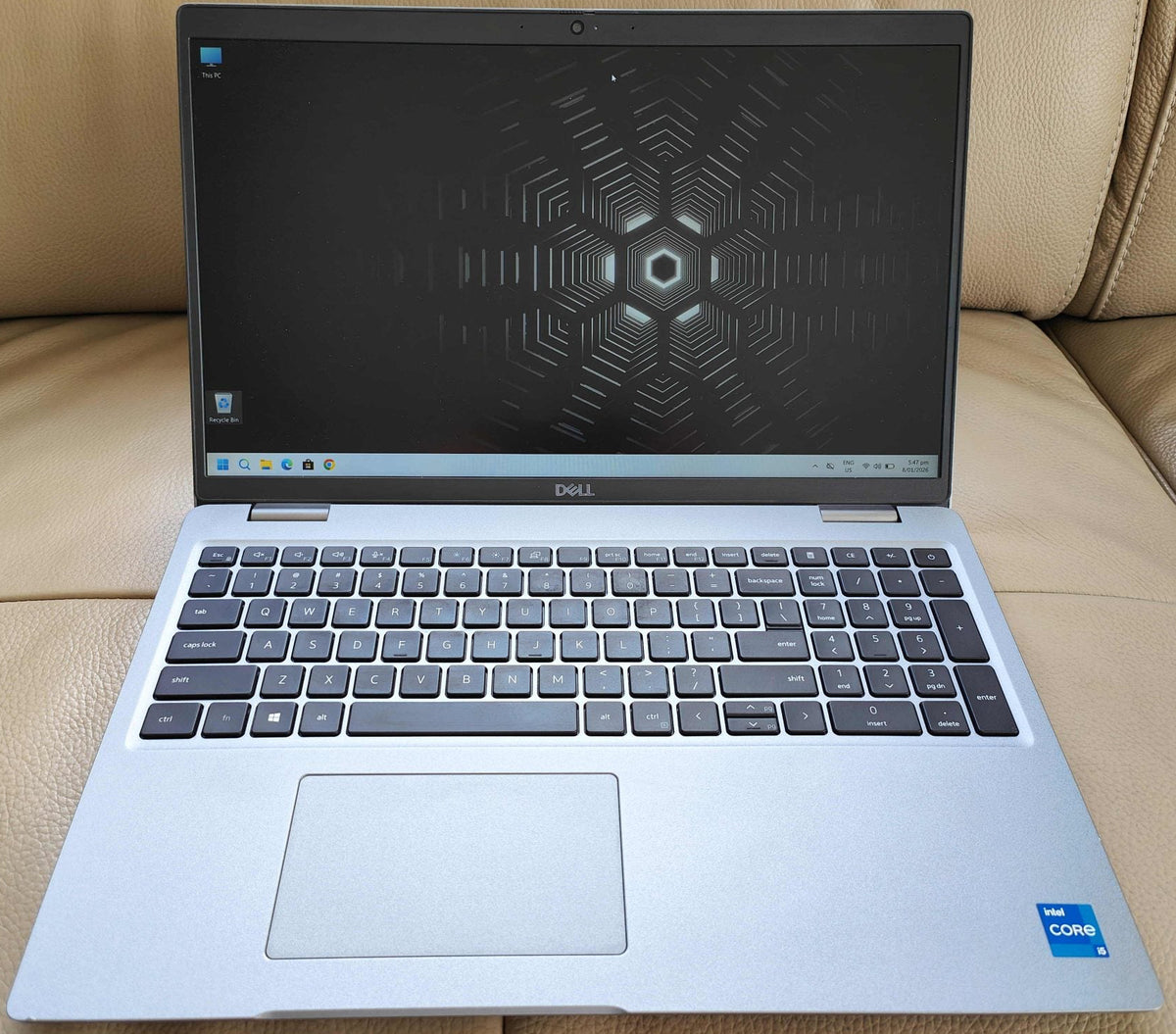 Dell Latitude 5520 Laptop 15.6-inch - Intel i7-1165G7 - 16GB RAM - 512GB SSD - Win11 Pro - New Battery - Used