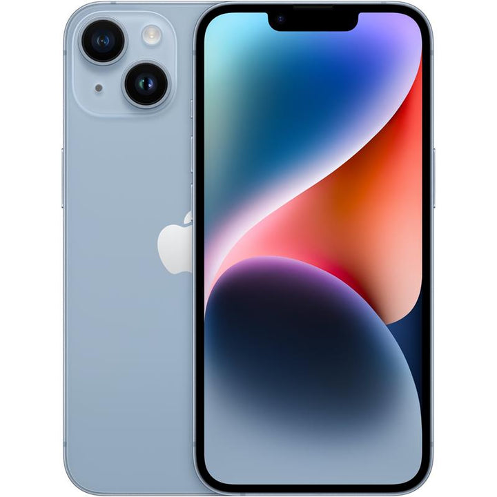 Apple iPhone 14 256GB 5G Blue w Apple Warranty - New Battery (As New) * Free Shipping, Case & Screen Protector *