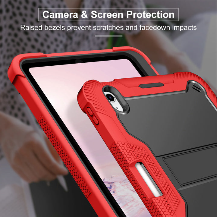 iPad 10th Gen 10.9-inch & 11th Gen 11-inch Rugged Shockproof Case with Kickstand & Pencil Holder - Purple
