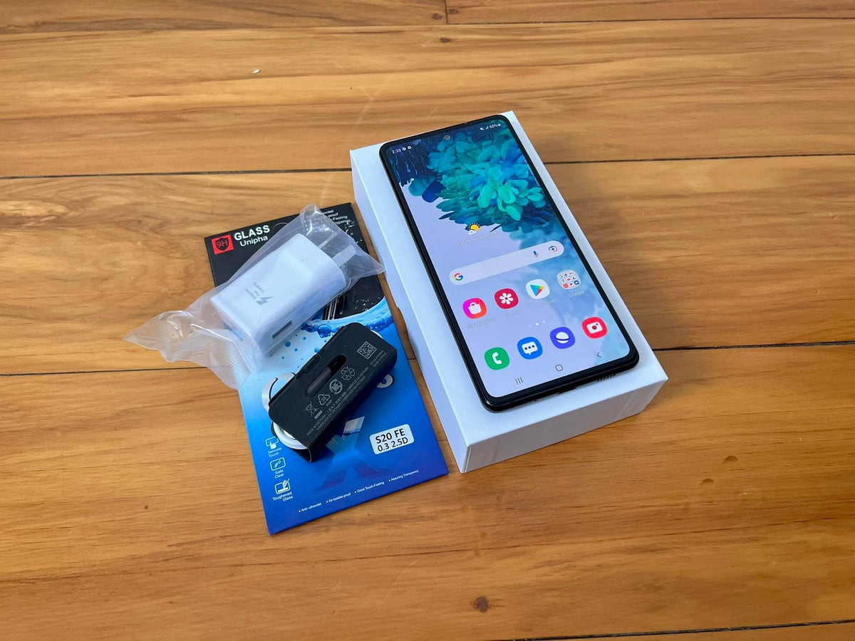 Samsung Galaxy S20 FE 5G SM-G781U Cloud Navy - New Case, Screen Protector (Exc)