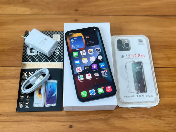 Apple iPhone 12 64GB Blue - New Display, Free Case, Screen Protector  (As New)