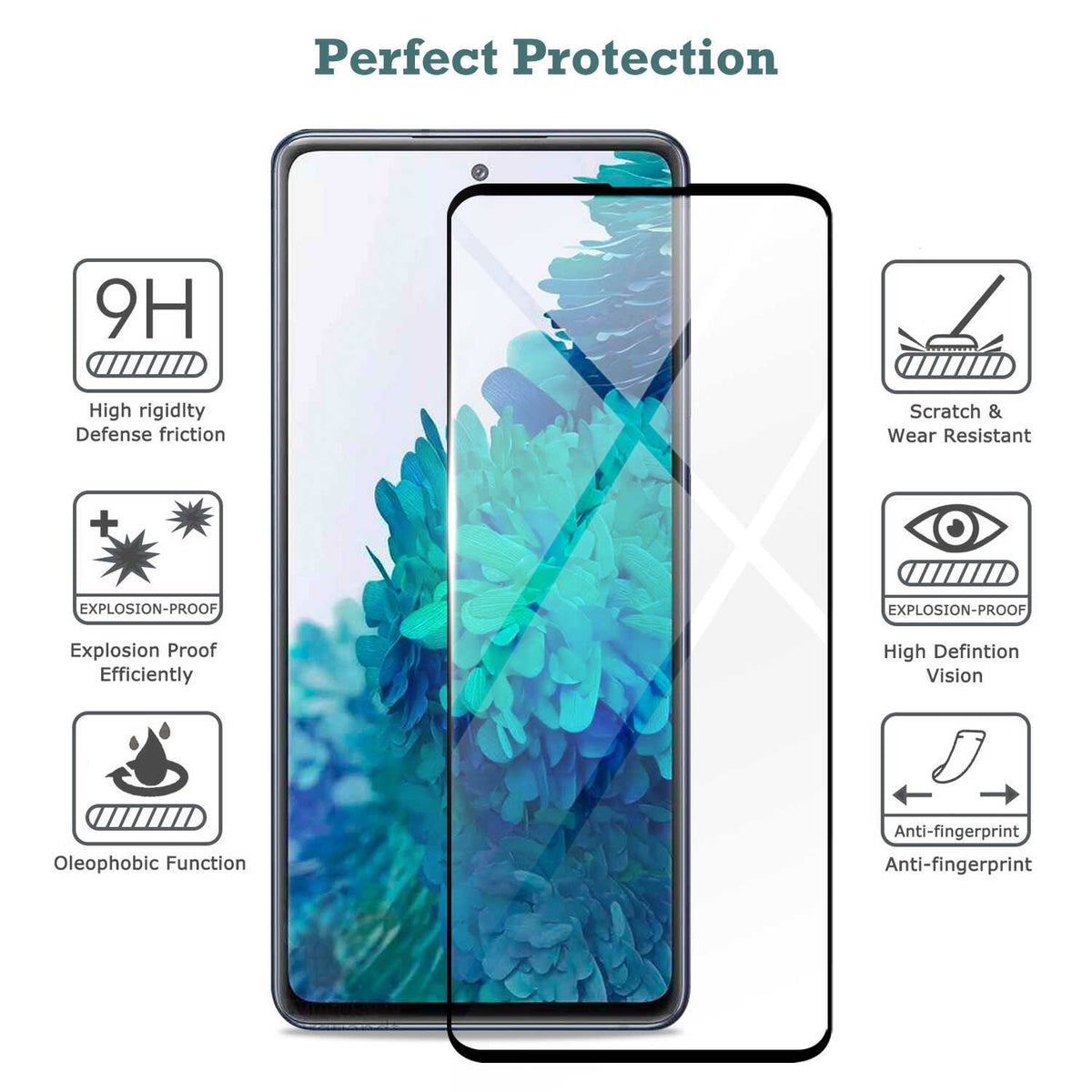 Tempered Glass Screen Protector for Samsung Galaxy S20 FE 5G