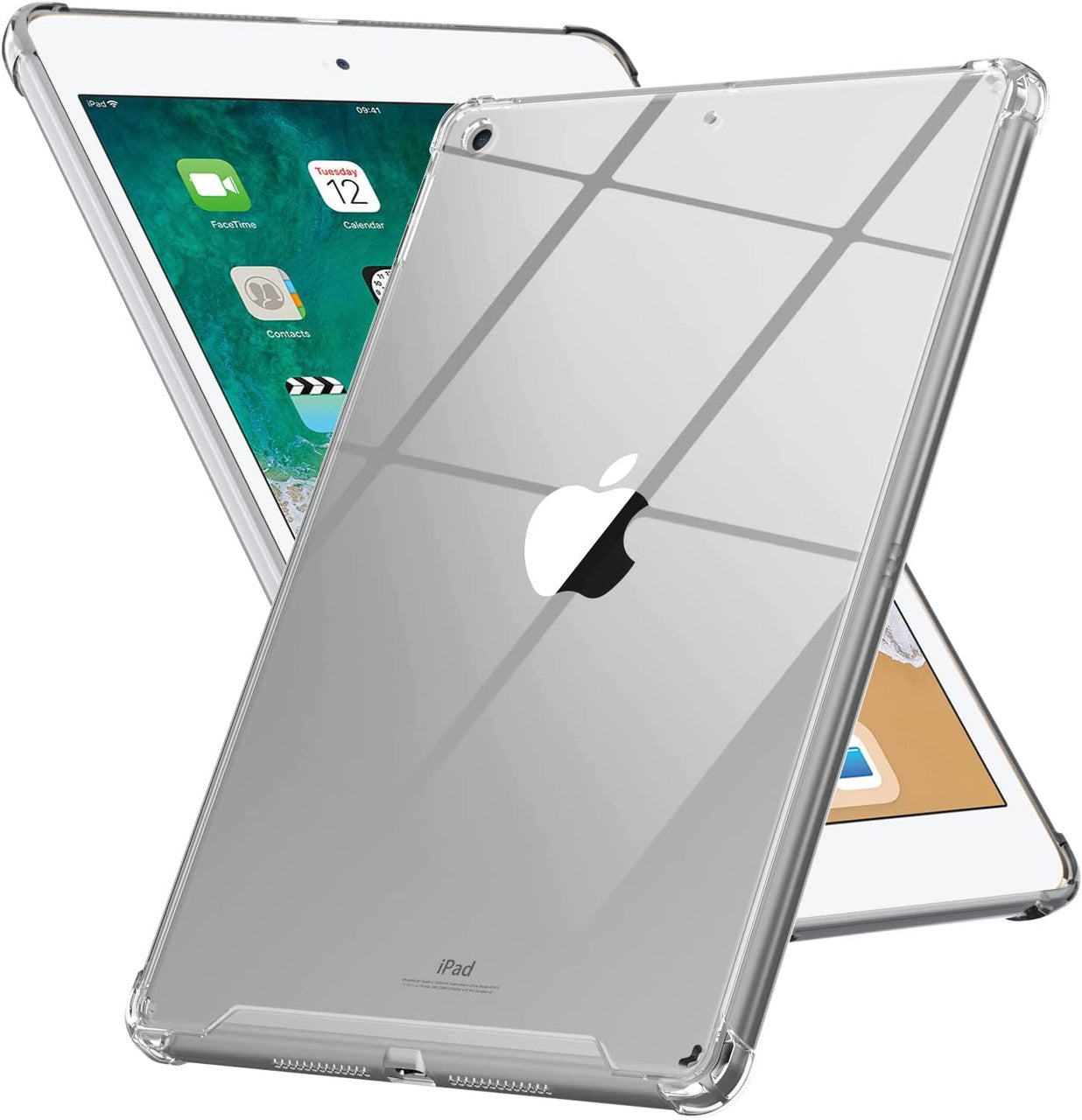 Apple iPad 5,6, Air 1 (9.7 inch) Soft TPU Transparent Slim Shockproof Clear Case