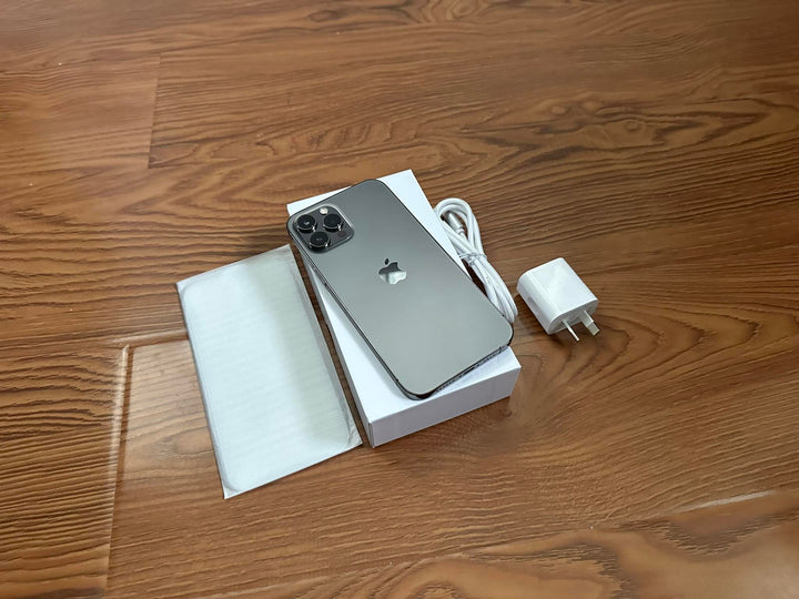 Apple iPhone 12 Pro Max 256GB Black 5G (Excellent) With Case, Screen Protector & Shipping