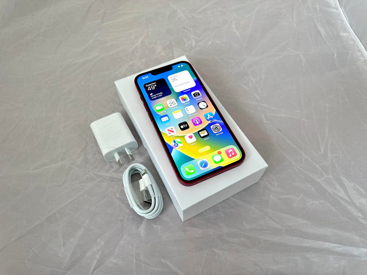 Apple iPhone 13 128GB 5G Product Red - Good Battery (Excellent) Pre-owned