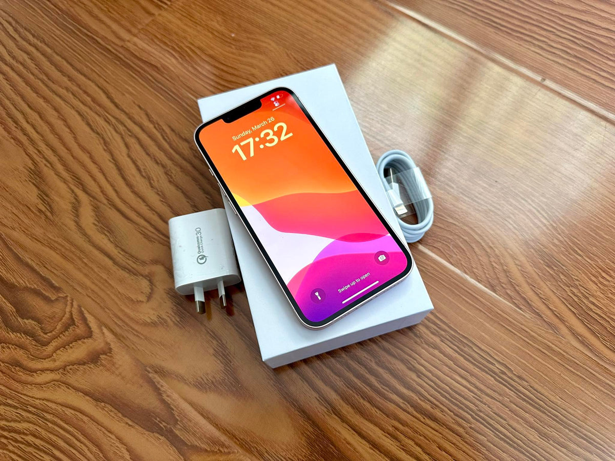 Apple iPhone 13 128GB 5G Pink - New Screen, Case, Screen Protector (Exc) Dsp Msg