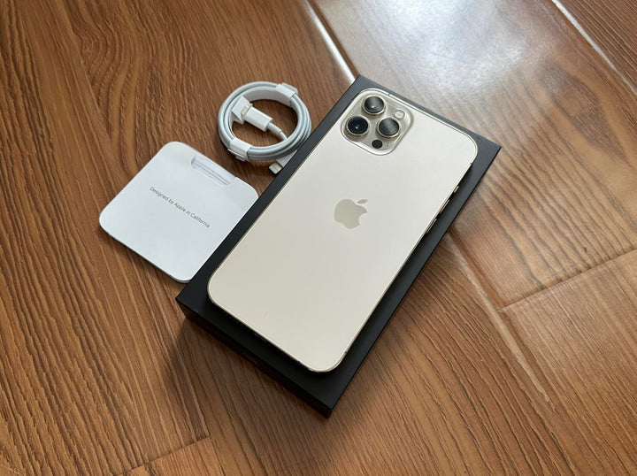 Apple iPhone 12 Pro Max 128GB Gold in Original Apple Box (As New)