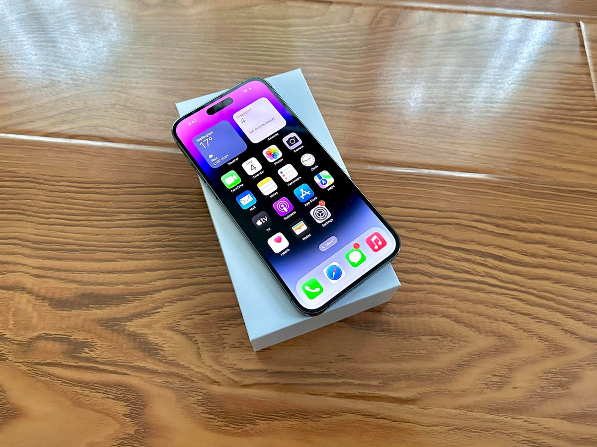 Apple iPhone 14 Pro Max 128GB 5G Purple With Apple Warranty (As New) New Case, Screen Protector