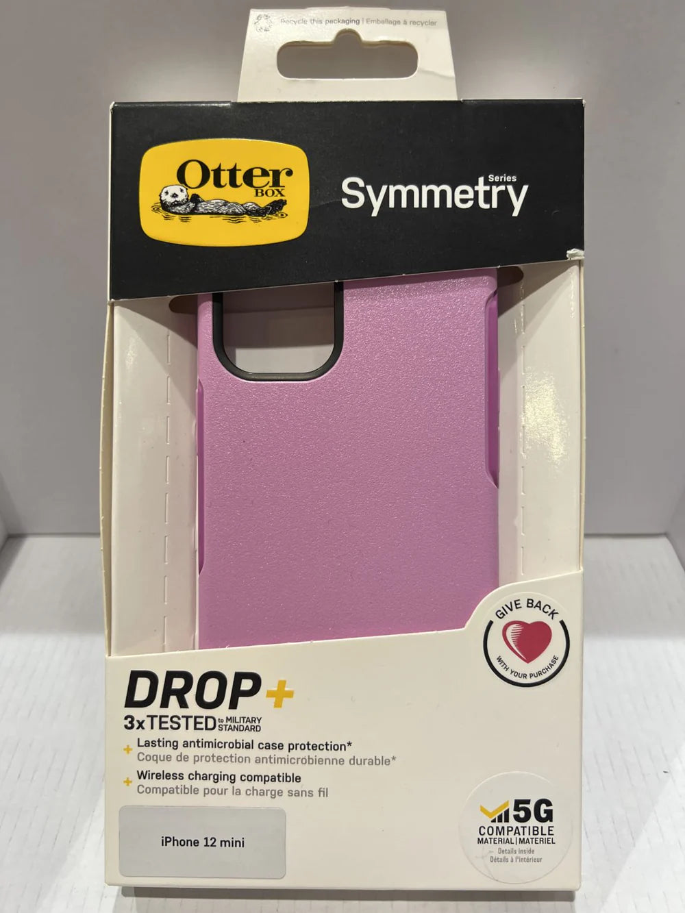 OtterBox Symmetry+ Case for iPhone 12 Mini with MagSafe - Cake POP (Orchid/Rosebud)