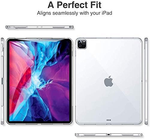 Apple iPad Pro 12.9 2020/2021 Soft TPU Transparent Slim Shockproof Clear Case