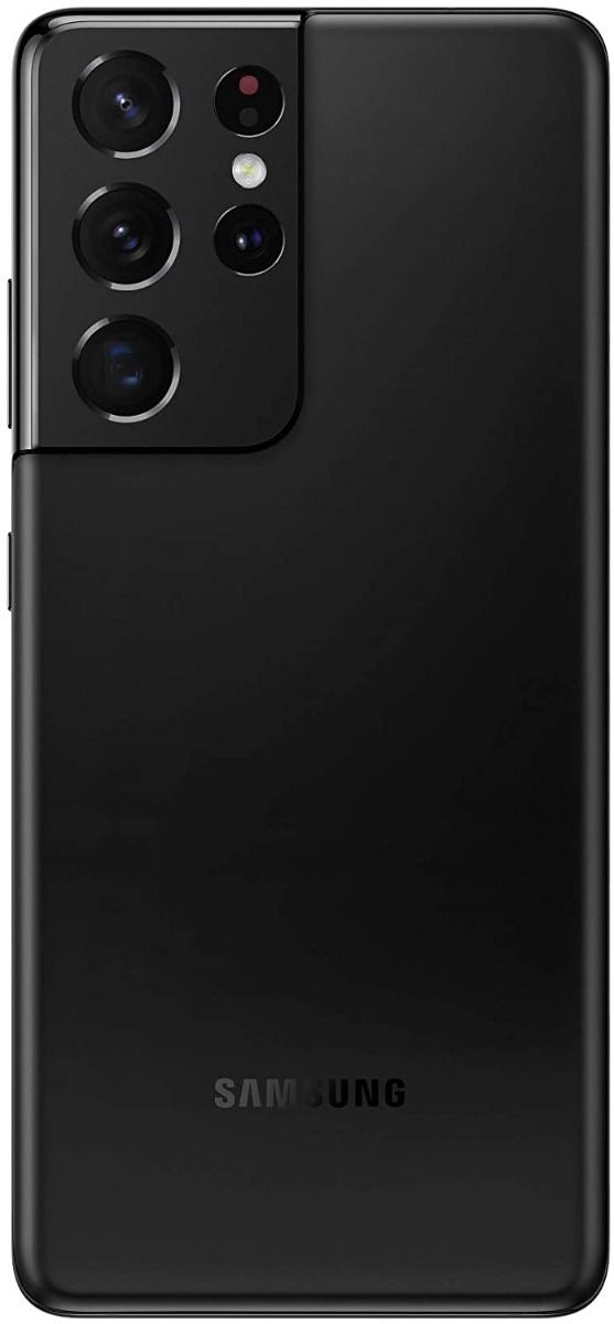 Samsung Galaxy S21 Ultra 5G 256GB 12GB SM-G998D/DS Phantom Black Dual Sim W Case, Glass Screen Protector & Shipping (As New)