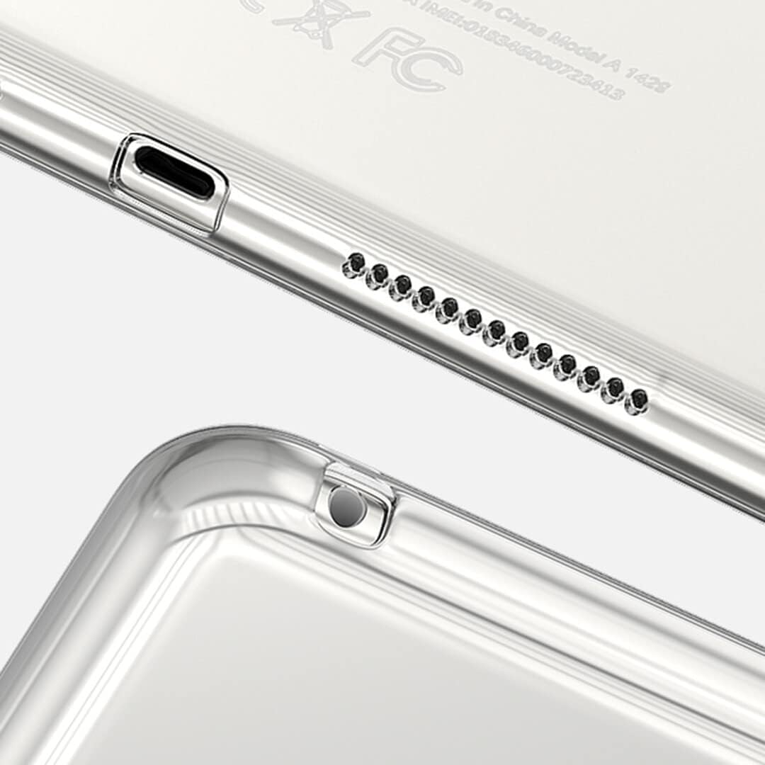 Apple iPad mini 1,2,3,4,5 Soft TPU Transparent Slim Shockproof Clear Case