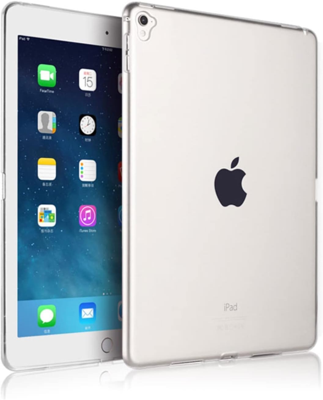 Apple iPad Pro 12.9 2018 - Soft TPU Transparent Slim Shockproof Clear Case