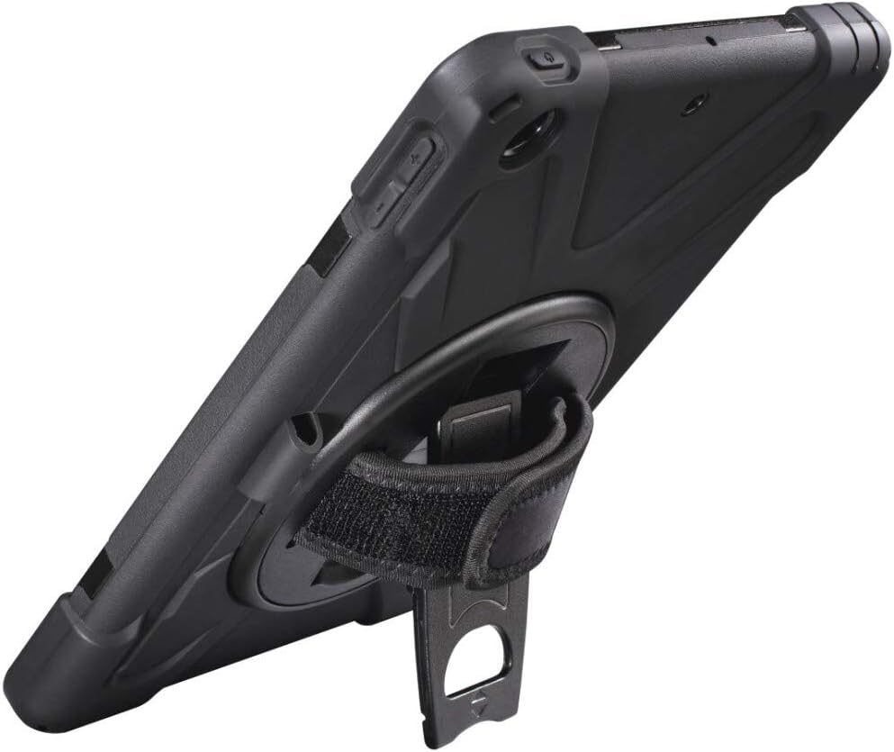 Apple iPad 5th & 6th Gen Rugged Shockproof Case with 360° Rotating Kickstand & Hand Strap