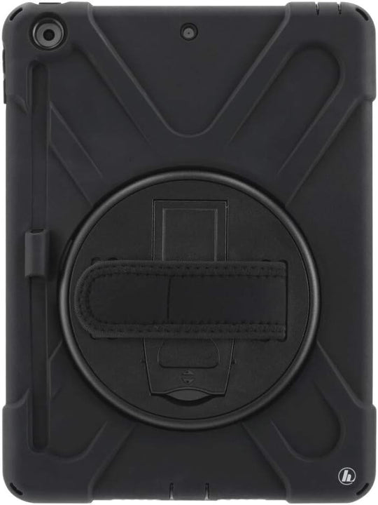 Apple iPad 5th & 6th Gen Rugged Shockproof Case with 360° Rotating Kickstand & Hand Strap
