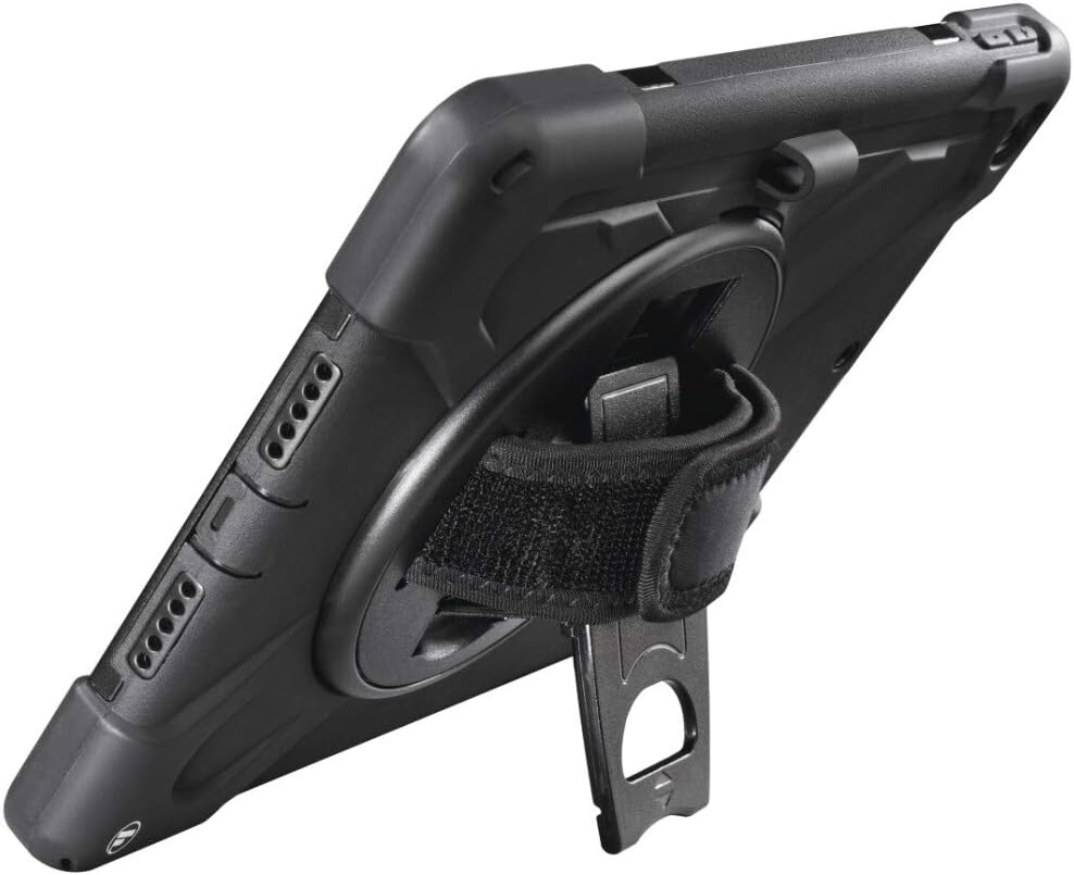 Apple iPad 5th & 6th Gen Rugged Shockproof Case with 360° Rotating Kickstand & Hand Strap