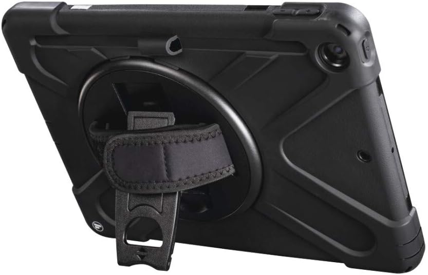 iPad 7th, 8th & 9th Gen 10.2 inch Rugged Shockproof Case with 360° Rotating Kickstand & Hand Strap