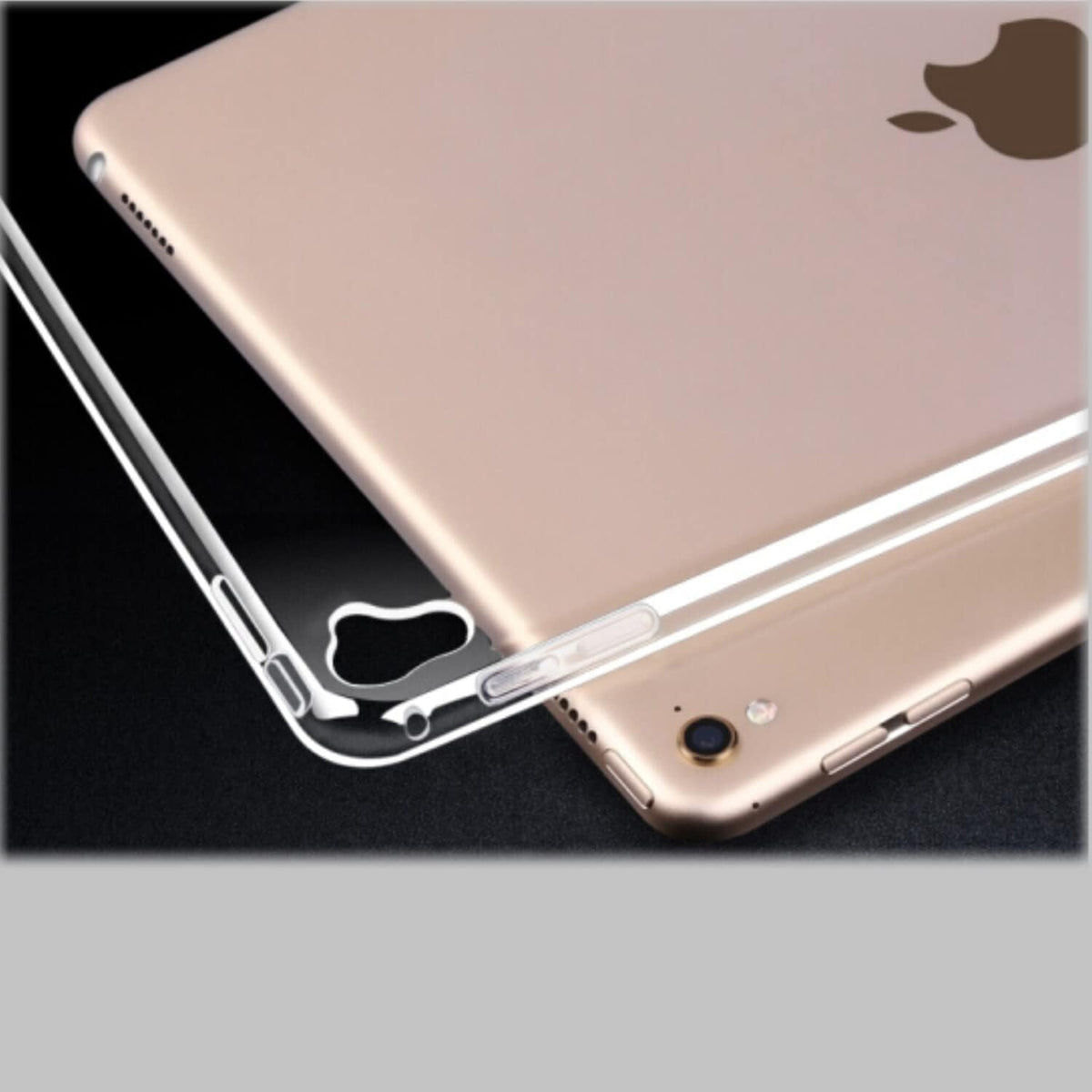 Apple iPad Pro 12.9 2018 - Soft TPU Transparent Slim Shockproof Clear Case