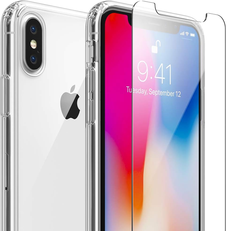 2 in 1 Combo - Case & Screen Protector for iPhone X & Xs *Free Shipping*