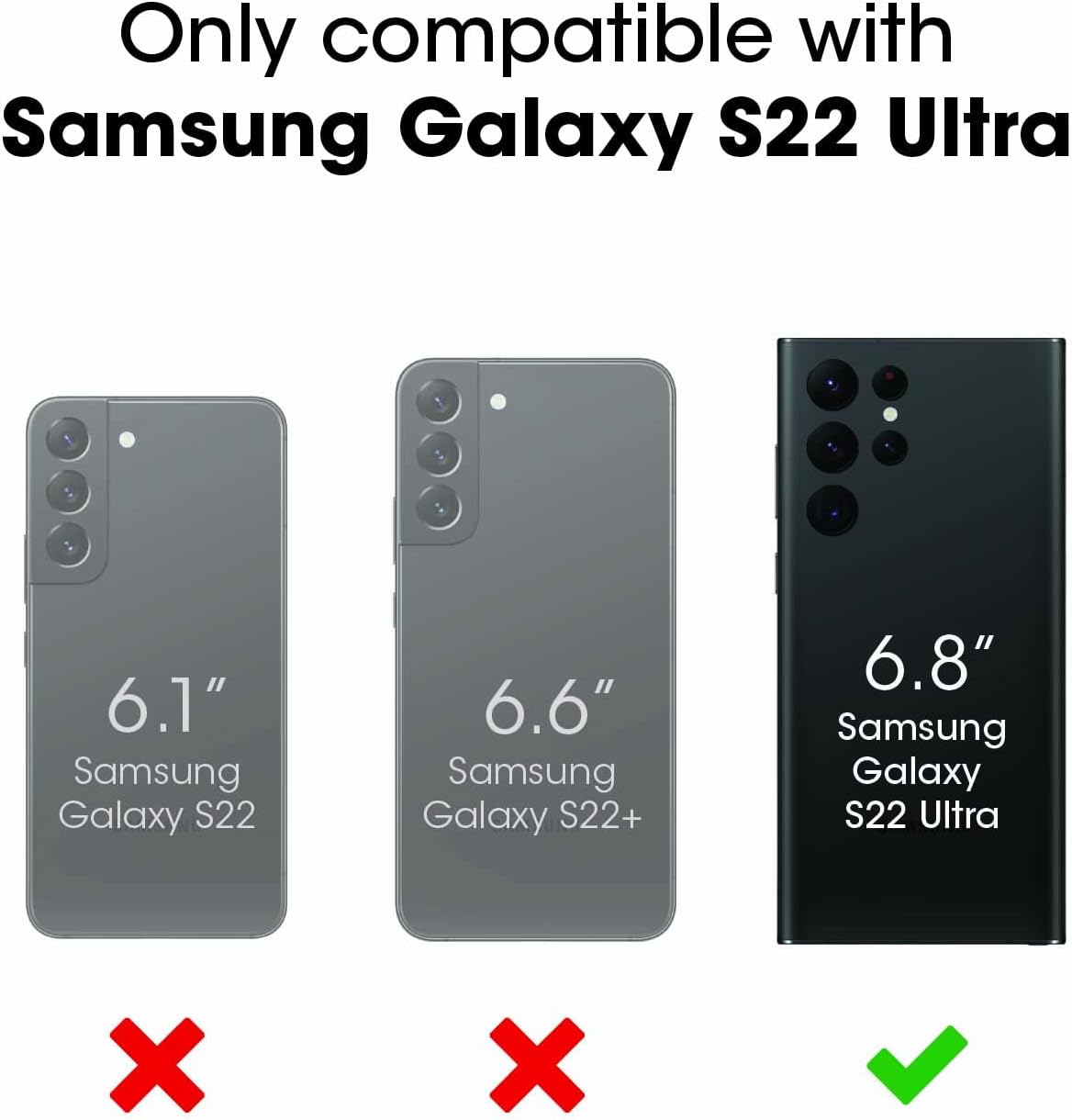 Samsung Galaxy S22 Ultra Tough Hybrid Clear Case *Free Shipping*