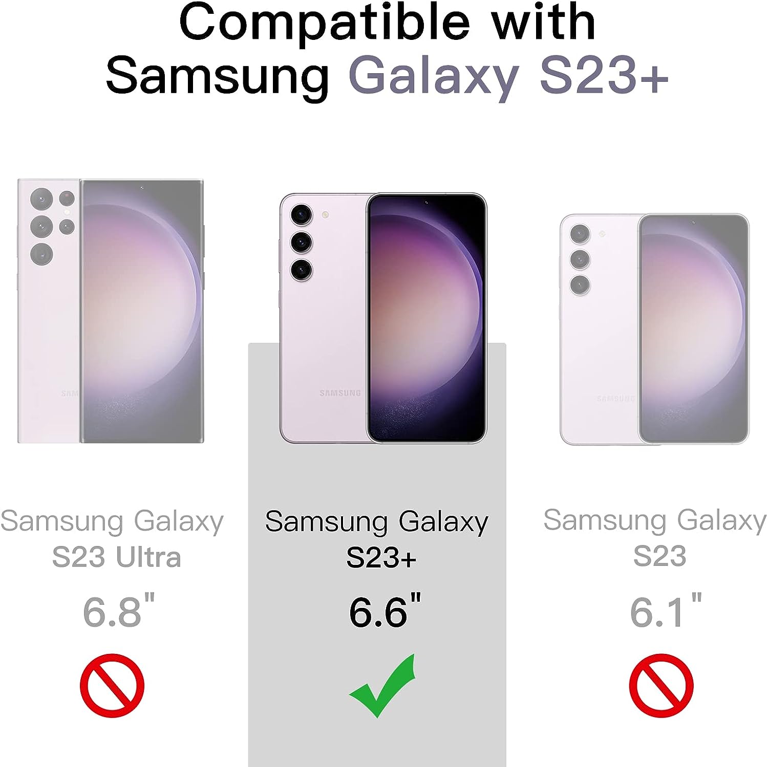 Samsung Galaxy S23 Plus Tough Hybrid Clear Case *Free Shipping*