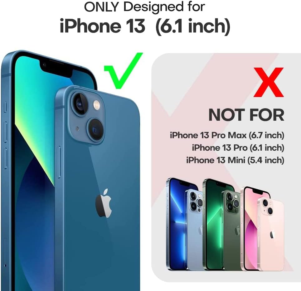 3 in 1 Combo - Case, Screen Protector & Camera Lens Protector for iPhone 13