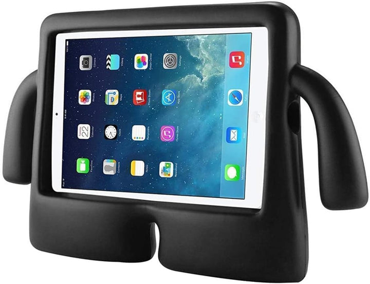iPad 7th, 8th & 9th Gen 10.2-inch Kids EVA Shockproof Handle Case Stand Cover for iPad Air 3 & Pro 10.5 (Black)