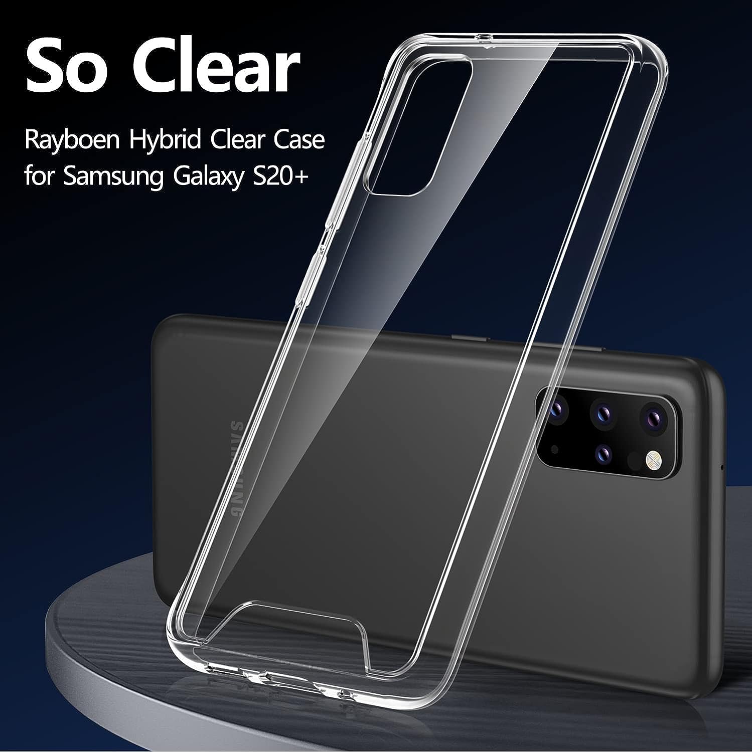 Samsung Galaxy S20 Plus Tough Hybrid Clear Case *Free Shipping*