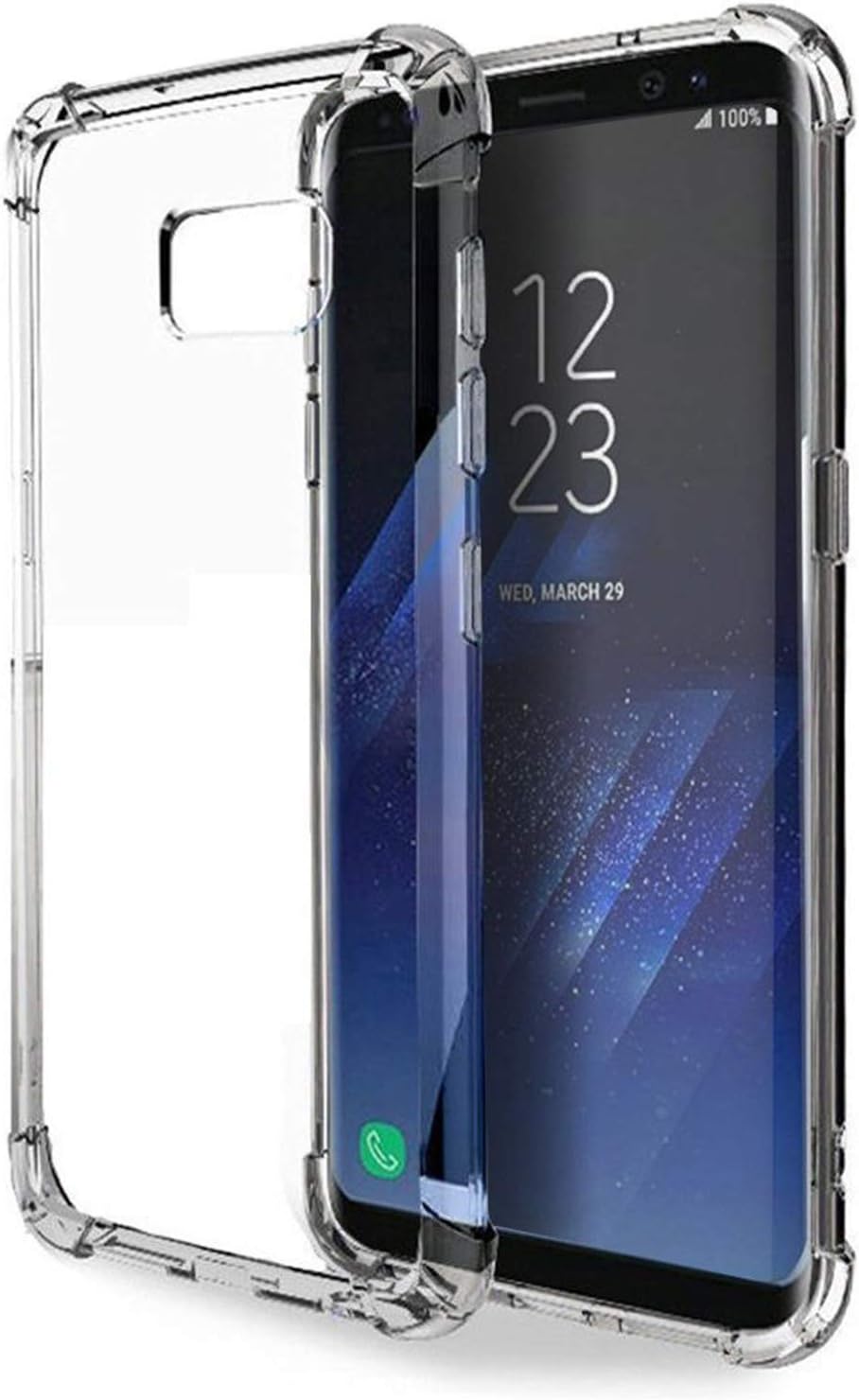 Samsung Galaxy S8 Plus Tough Hybrid Clear Case