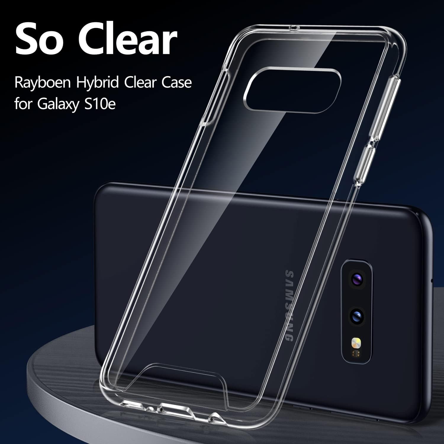 Samsung Galaxy S10e Tough Hybrid Clear Case *Free Shipping*