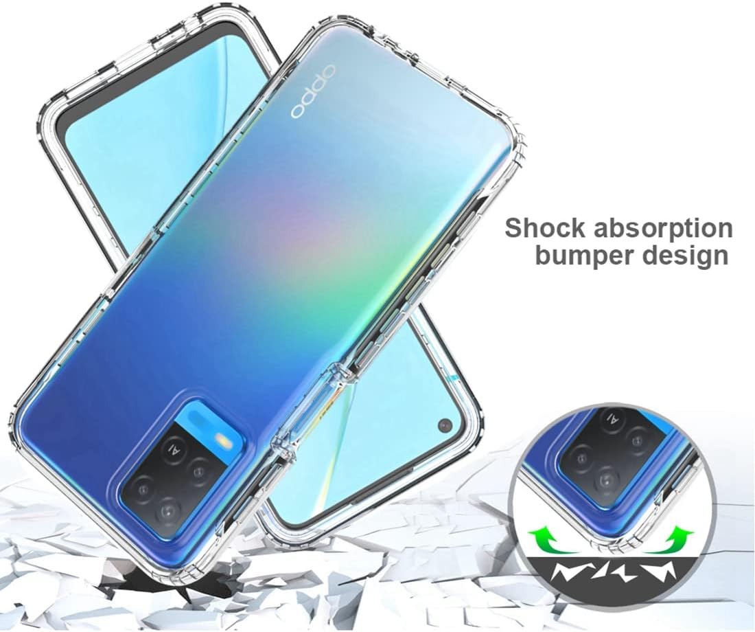 Tough Thick Rugged Clear Case For Oppo A54 5G A74 5G A93 5G *Free Shipping*