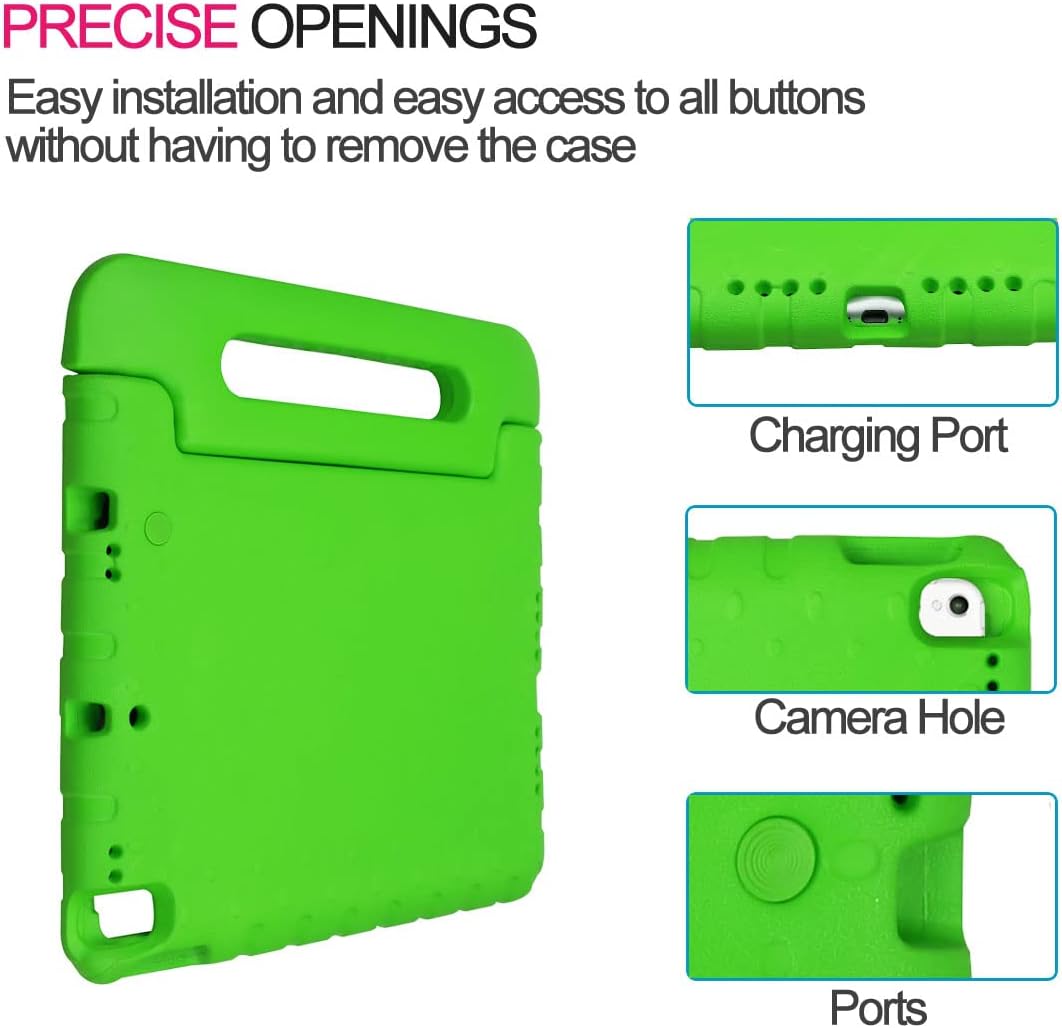 iPad 9.7 inch Shockproof Case w Handle & Stand (Green)