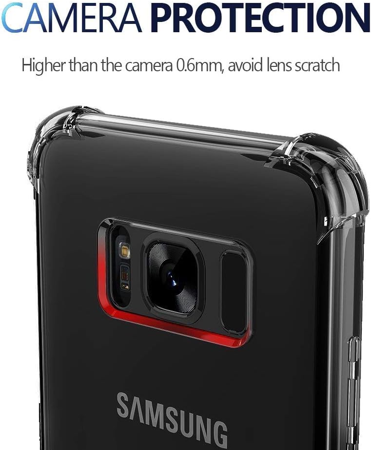 Samsung Galaxy S8 Plus Tough Hybrid Clear Case