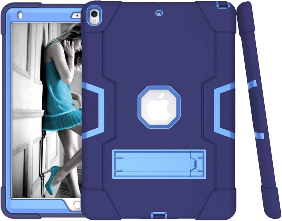 Apple iPad Air 3 (2019) & iPad Pro 10.5 (2017) Heavy Duty Rugged Shockproof Case with Kickstand