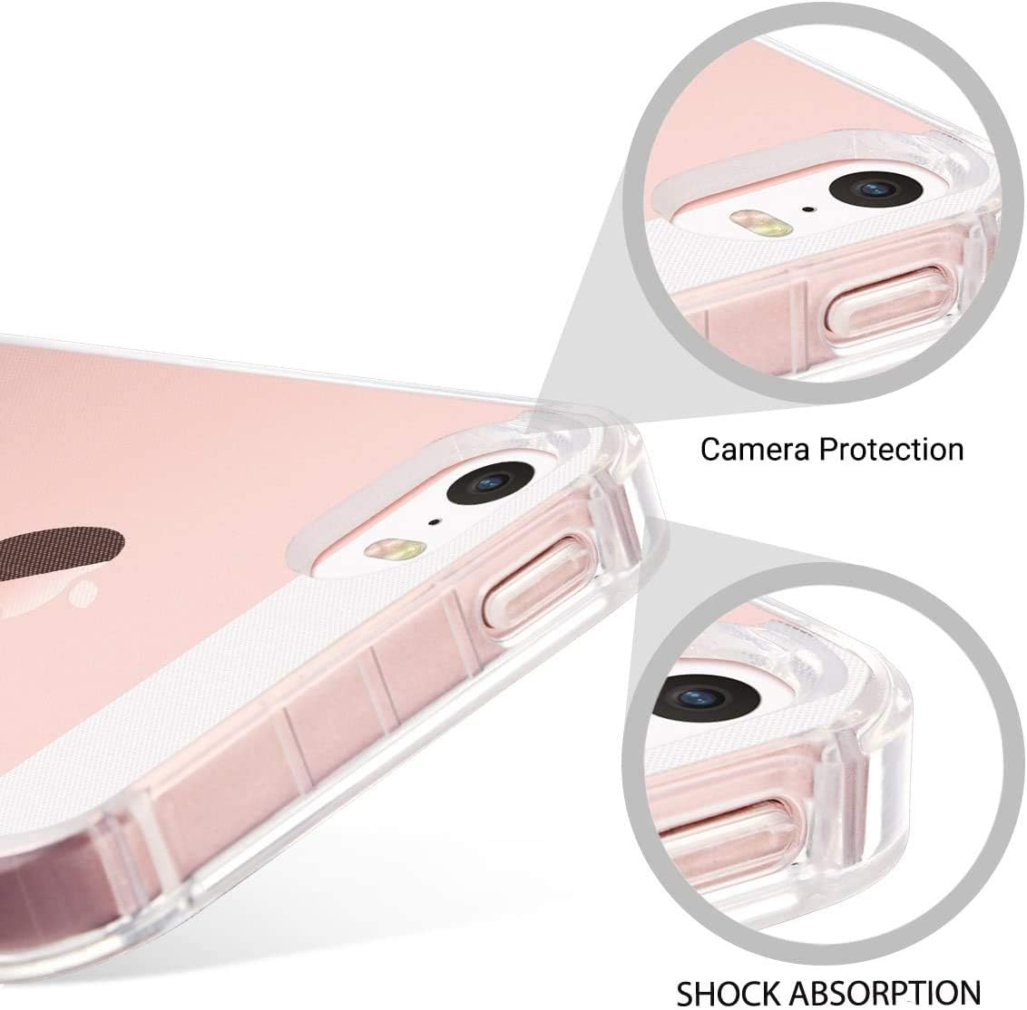 iPhone SE / 5 / 5S Hybrid Clear Case