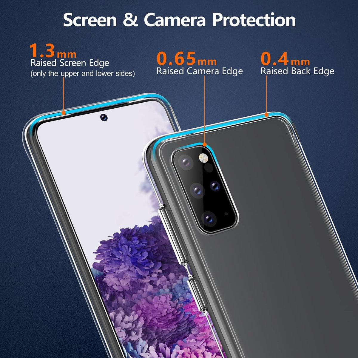 Samsung Galaxy S20 Tough Hybrid Clear Case "Clearance"