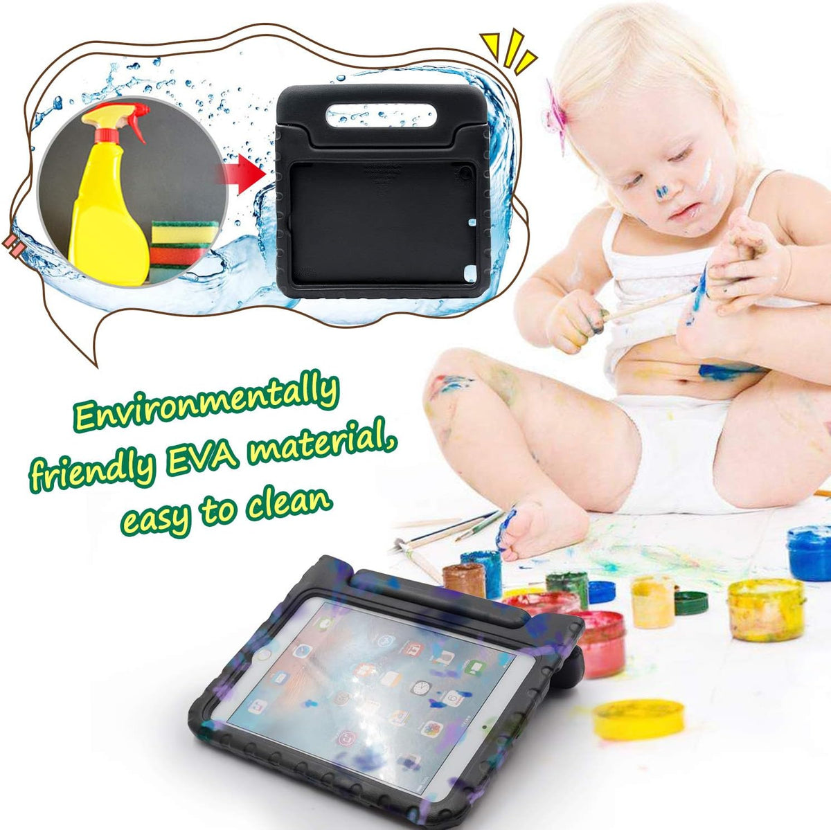 Shockproof Handle case with Stand for iPad Mini 1/2/3/4/5 with 7.9 inch Screen