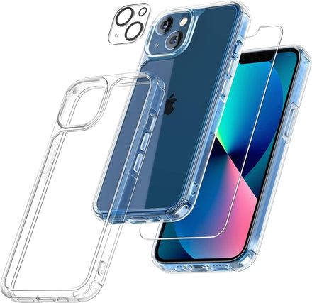 3 in 1 Combo - Case, Screen Protector & Camera Lens Protector for iPhone 13