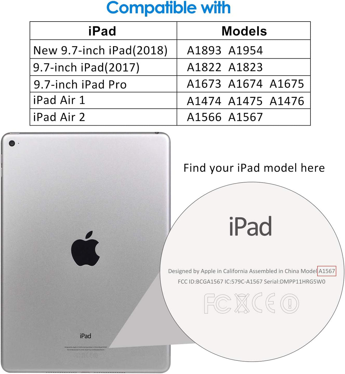 Premium Tempered Glass Screen Protector for iPad 9.7 Inch, iPad 6, iPad 5, iPad Air, iPad Air 2 & iPad Pro 9.7