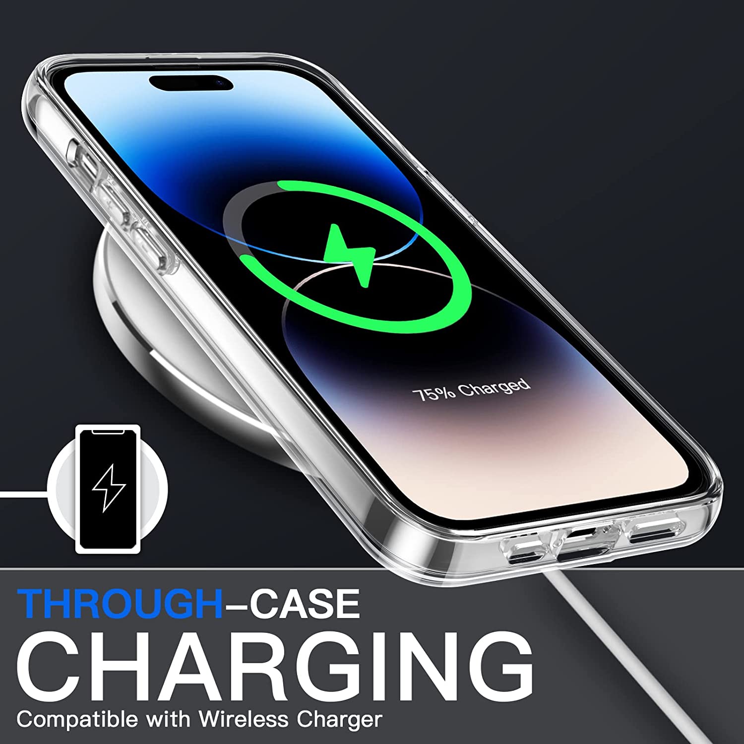 iPhone 14 Pro Tough Hybrid Clear Case *Free Shipping*