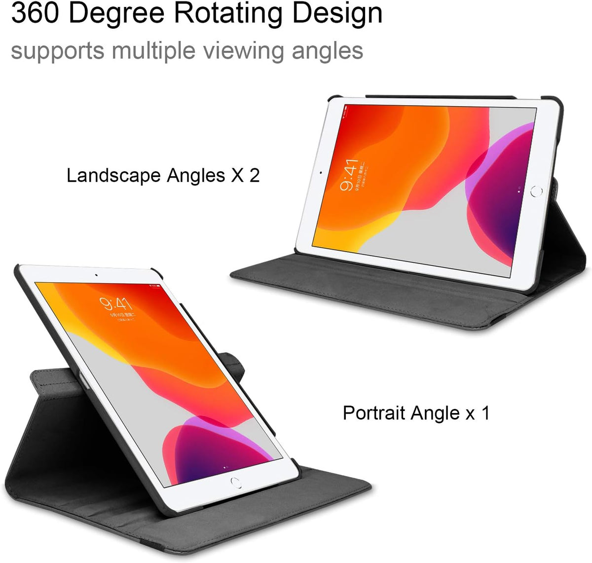 Kickstand Book Case for iPad 10 Gen 10.9 inch