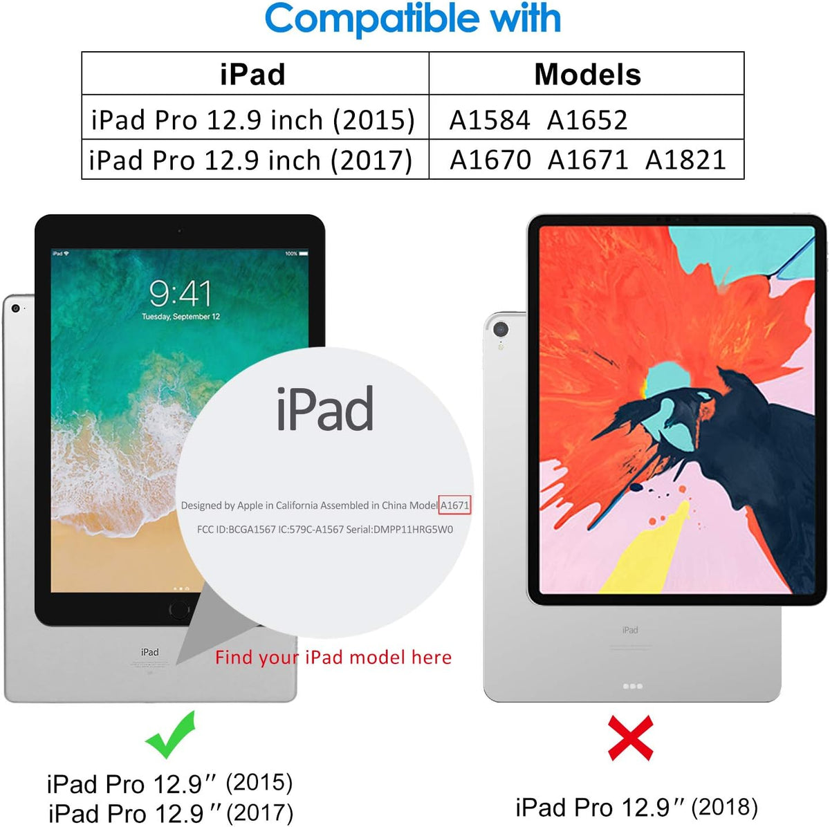 Premium Tempered Glass Screen Protector for iPad Pro 12.9 (2015/2017)