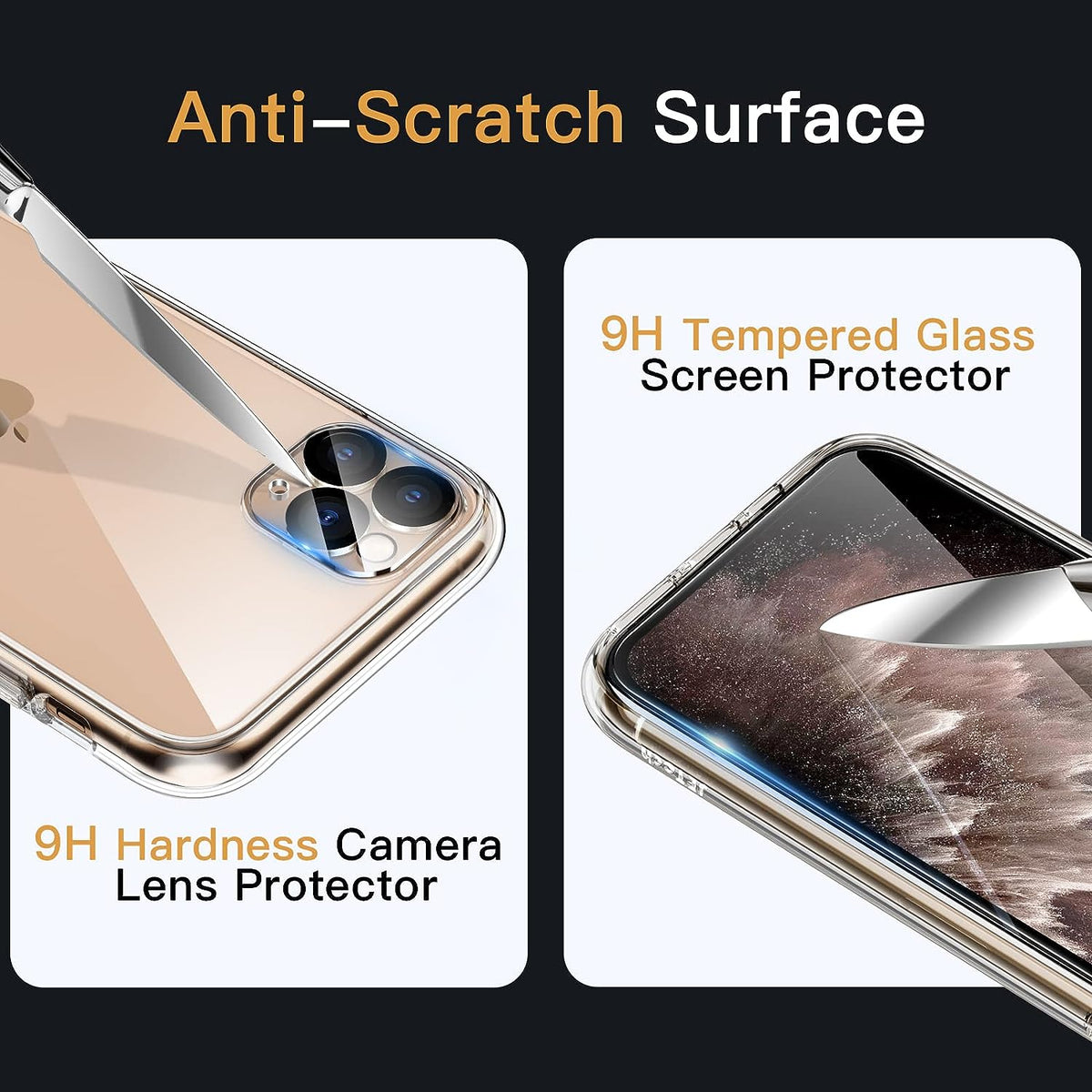 Bundle Deal - Case, Screen Protector for iPhone 11 Pro Max